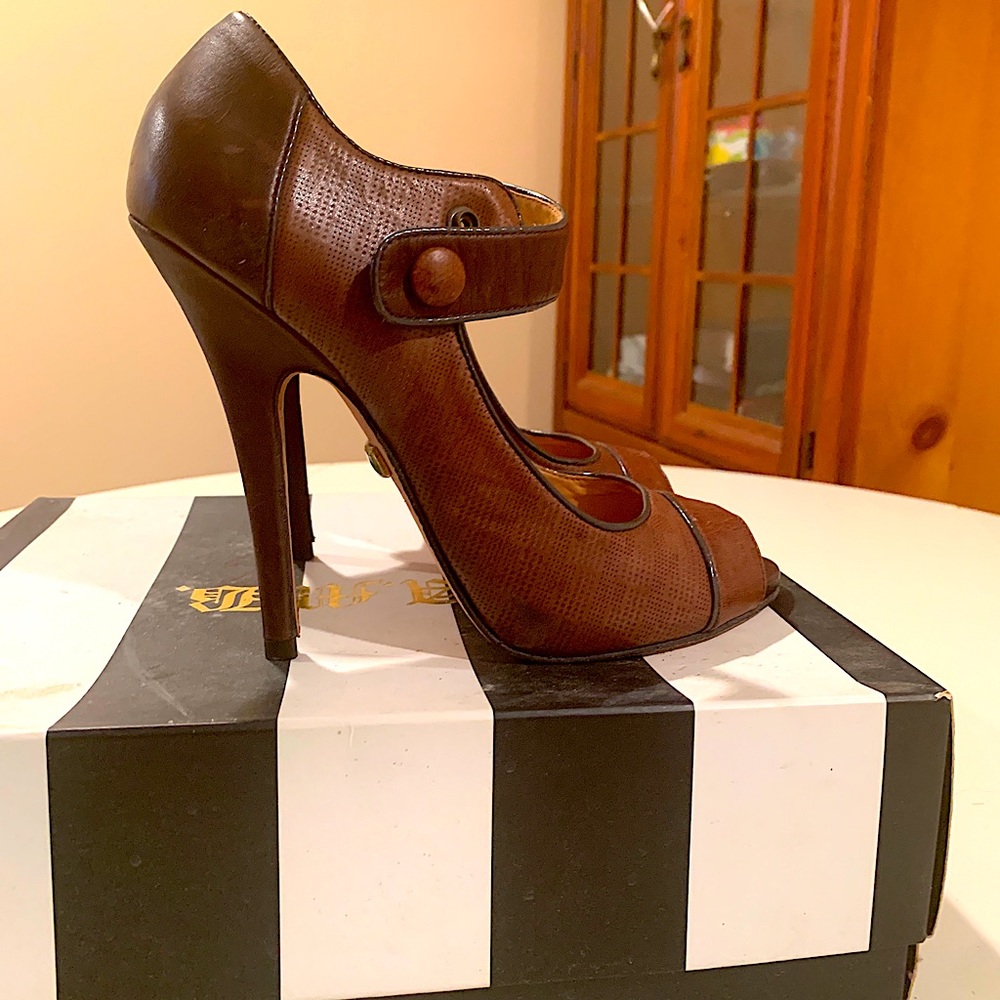 LAMB Hanah Brown Mary Janes